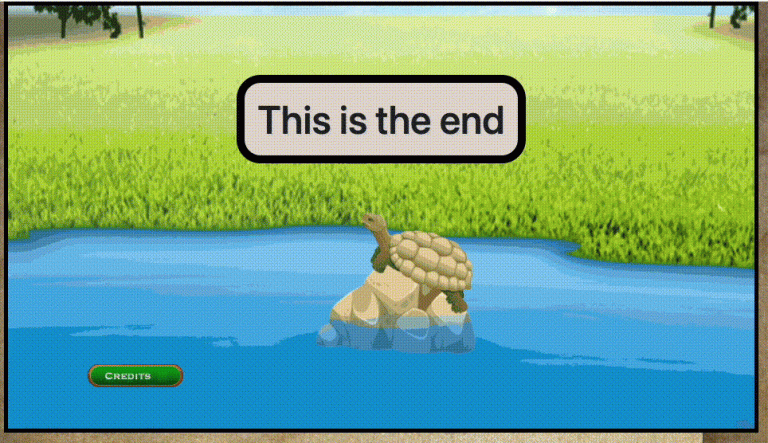 End Screen from turtle game