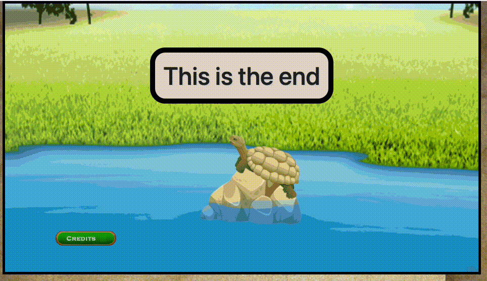 End Screen from turtle game